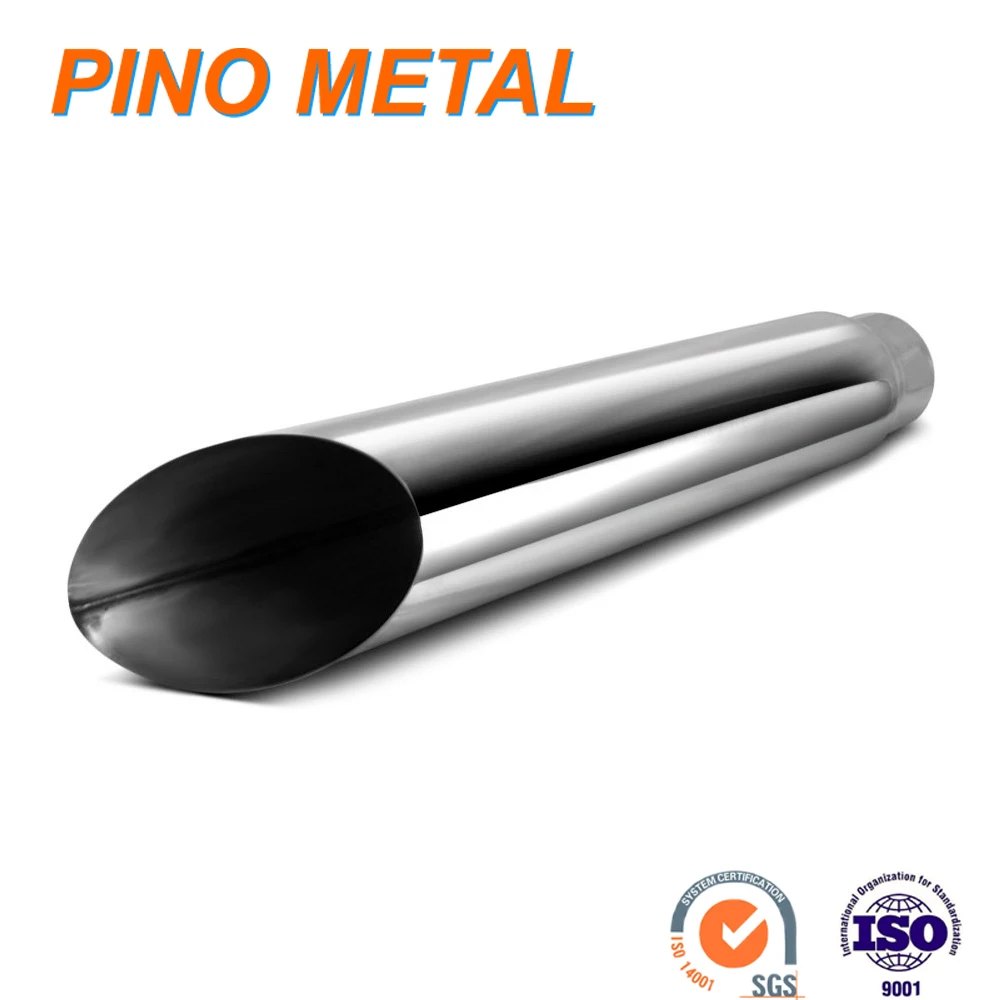 7 Inch Chrome or Stainless Steel Miter Top Exhaust Stack for Peterbilt