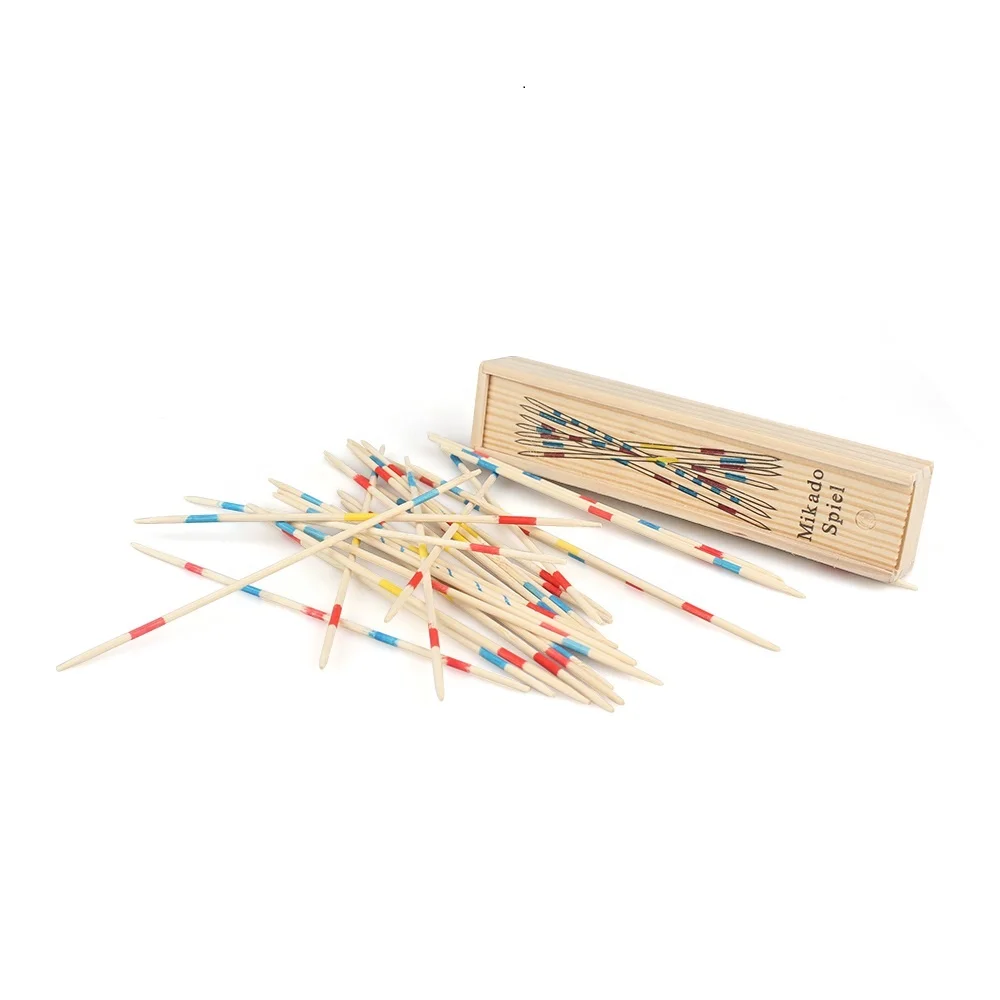 Educational Wooden Mikado Game For Children Iq Wooden Games For Board Games