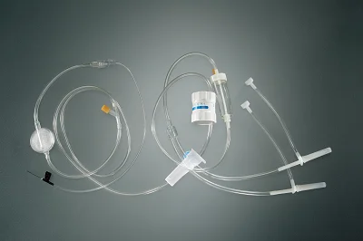 
Disposable IV Set Luer lock Type, With Needle 