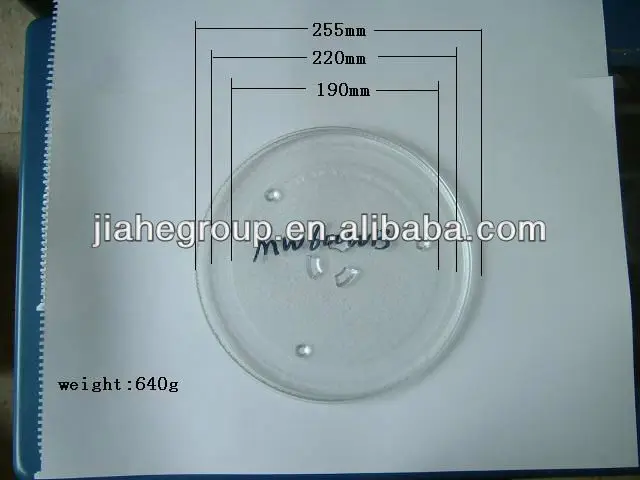 Стеклянный лоток (вращающаяся стеклянная пластина) для микроволновой печи