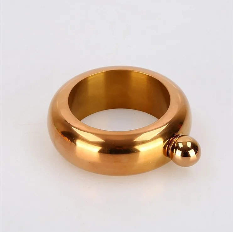 Плоская фляжка из нержавеющей стали с герметичной крышкой, цветная вакуумная фляжка для спирта, 3,5 унций