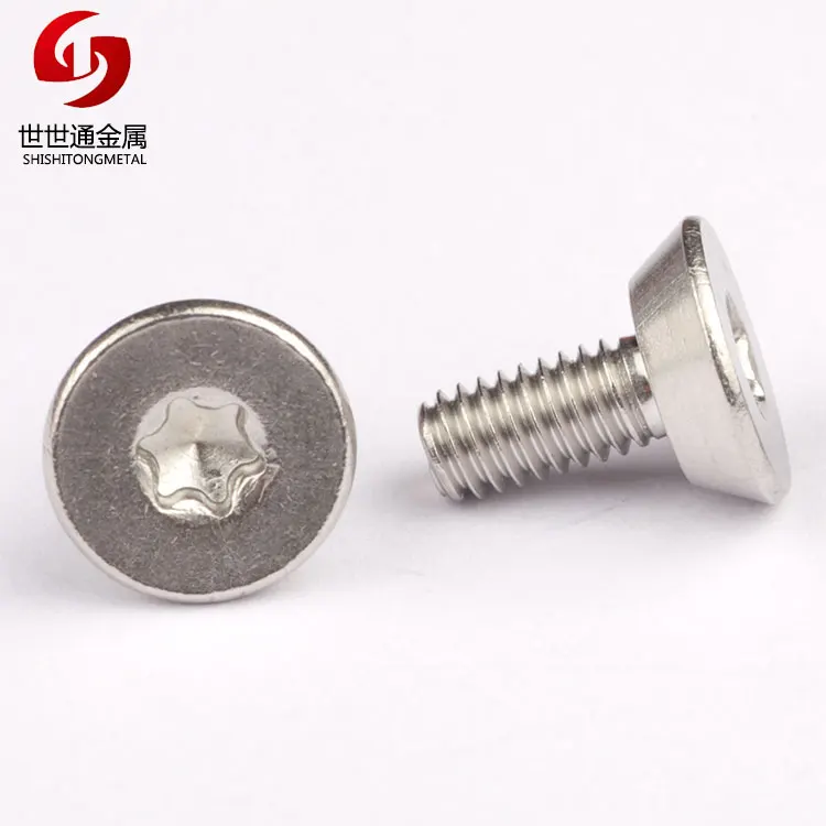 Stainless Steel Torx Drive Flat Head Undercut Machine Screws