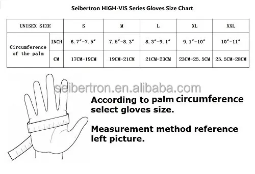 
Seibertron HIGH-VIS SDX2 Impact Protection Oil and Gas Safety Gloves,Heavy duty Mining Safety Protect Gloves for Hand Protection 