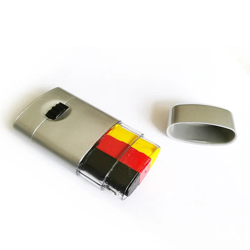 3 colors EU regulations certified football fans Germany flag face body paint