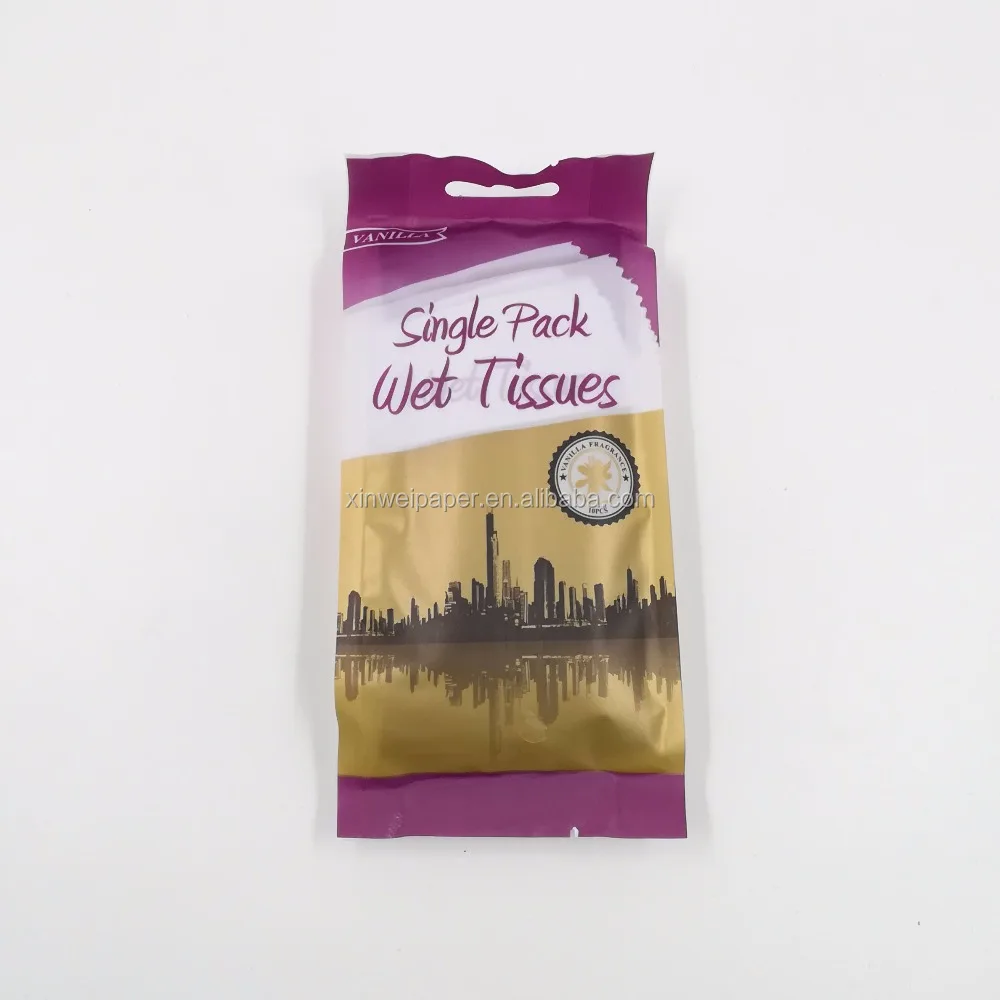 
Hot product beauty design lemon scented wet wipes wet towel 