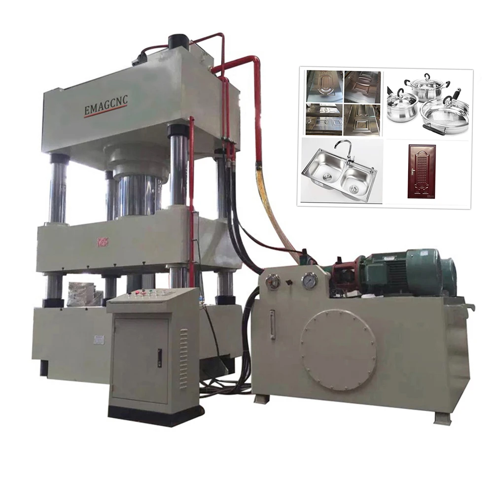 Медный гидравлический пресс для глубокого натяжения 1000 тонн для кастрюль