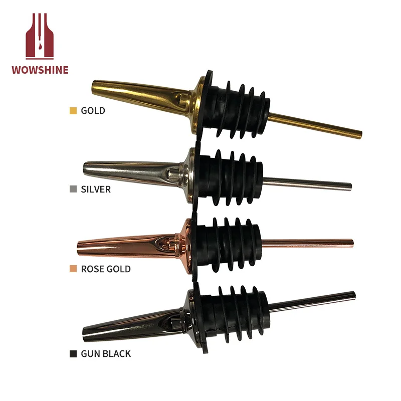 
Stainless steel wine pourer of whisky vodka other liquid Factory hot selling colorful 