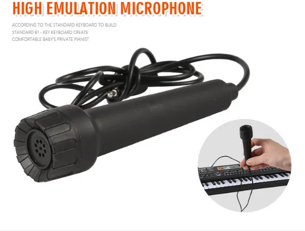 Multi-function 61 keys Piano keyboard Children learning toys electronic organ musical instrument