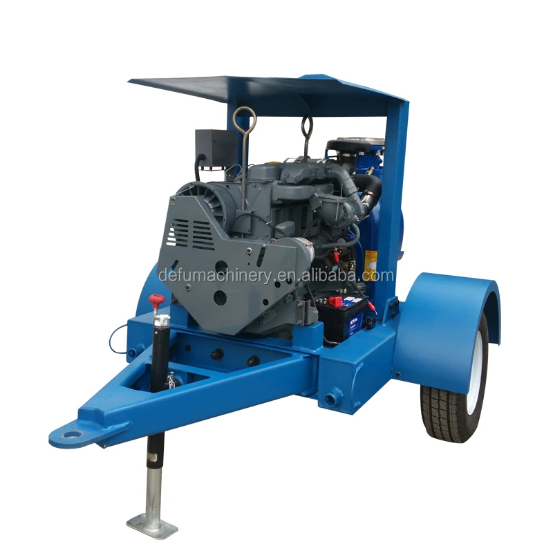 6 inch farm irrigation movable diesel water pump prices