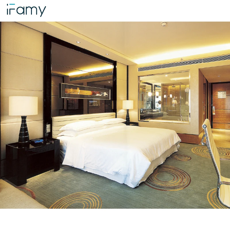 New design 5 star hotel beds king size hotel bedding set furniture bedroom set hotel home furniture for sale