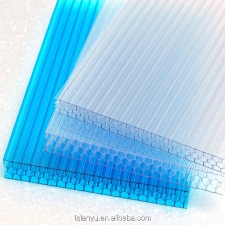 
stadium roof material 5mm Polycarbonate hollow board 