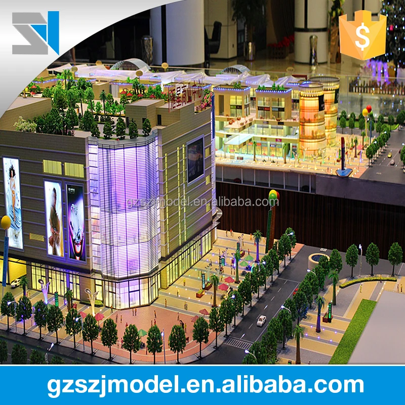 Современная и контракт бизнес-центр 3d архитектура