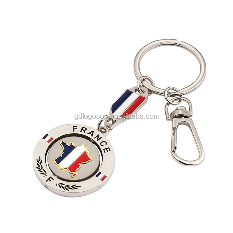 Souvenir Keychains State Name Switzerland Keychain Portugal/Alaska/Italy World City Custom Logo Keychain