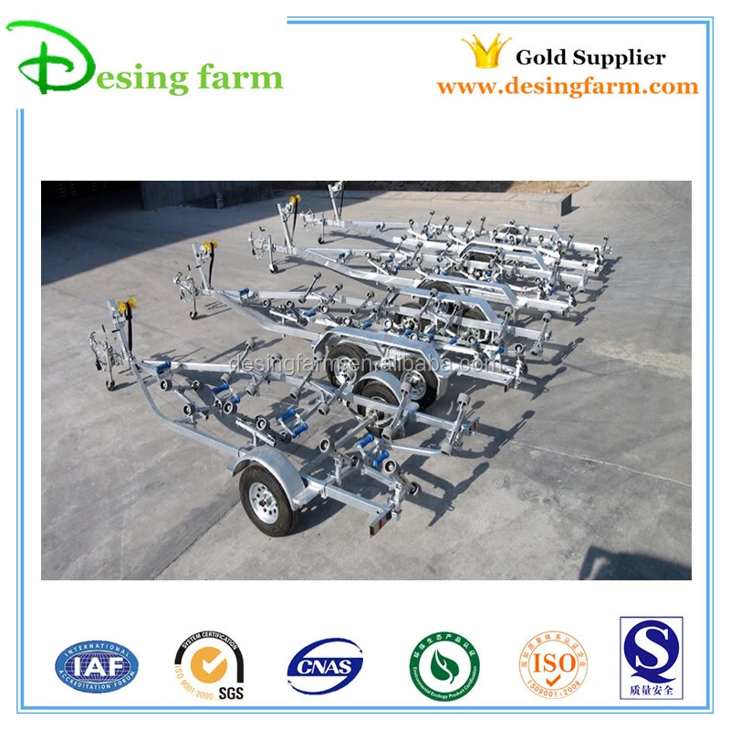 New design galvanized steel ski jet yacht boat trailer for Australia