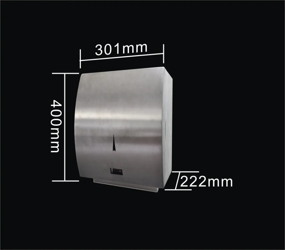 Smart metal jumbo roll automatic toilet paper dispenser, motion sensor toilet paper roll dispenser