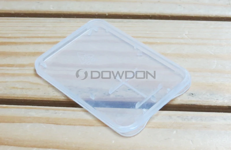 Transparent Plastic Standard SD Memory Card Case Holder Box Storage Carry Storage Box for SD TF Card