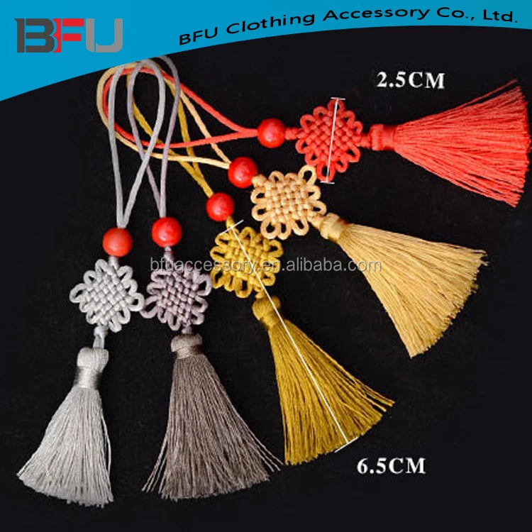 chinese style chinese knot tasse for decoration tassel for curtain tassel for book mark