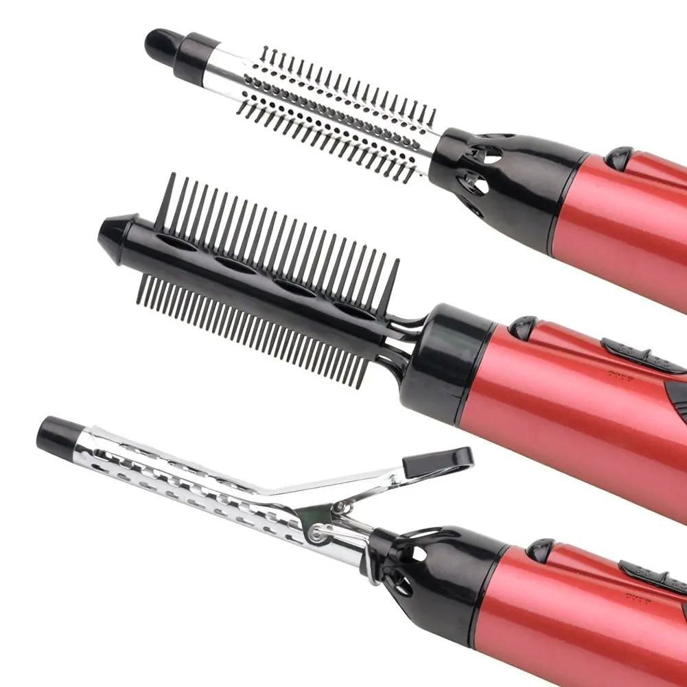 
7 in 1 Hot Hair Styler one step hot air comb Professional Hair Curling Straightening 360 Rotating Electric Hair Brush Dryer 