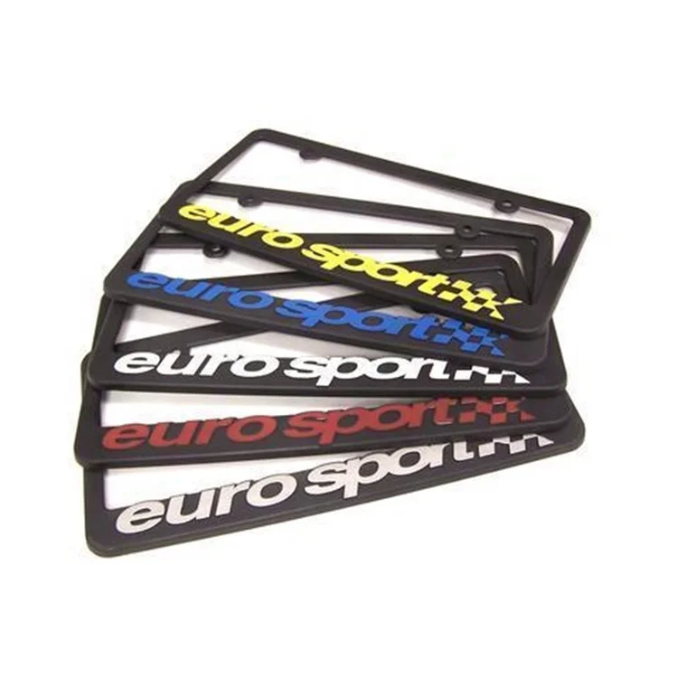 High Quality Custom Logo Plastic Car License Plate Holder/Cover/Frame License Plate Case For Promotion Advertising