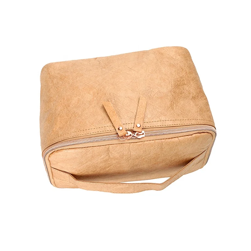 BSCI Factory Custom Design Luxury Dupont Tyvek Travel Portable Bride Makeup Bag Beauty Cosmetics Storage Case