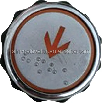 Push Button For Mitsubishi Elevator DA182.MTD182,Installation Hole Size:38.5 X 32.5