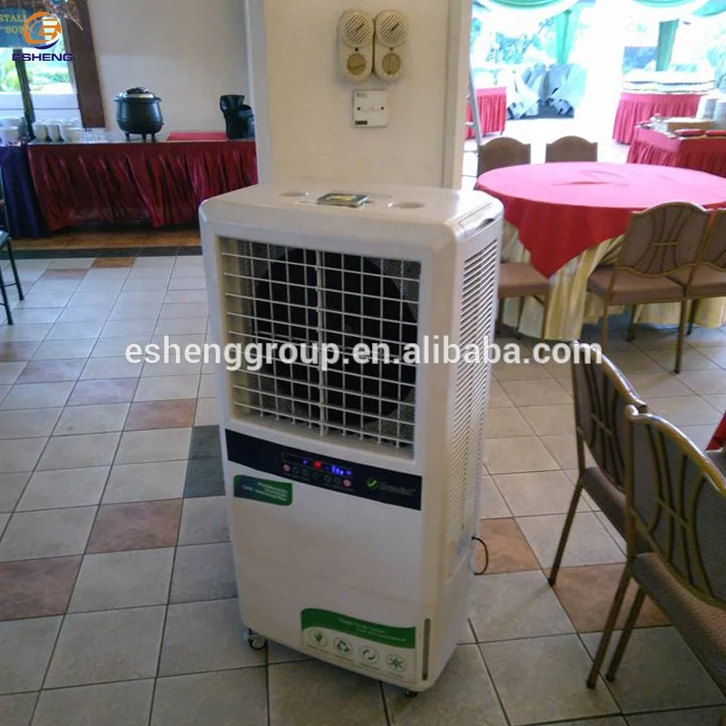 Evaporative portable air water cooler with 4000cmh airflow