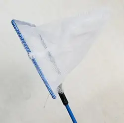 China Supplies Aquarium Accessories Cleaning Tools Single -line handle Square Fish  Net