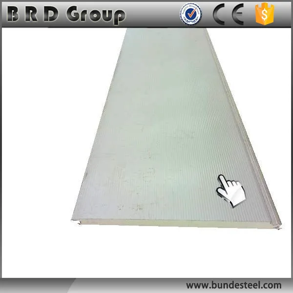 5cm PU sandwich panels wall for steel construction warehouse