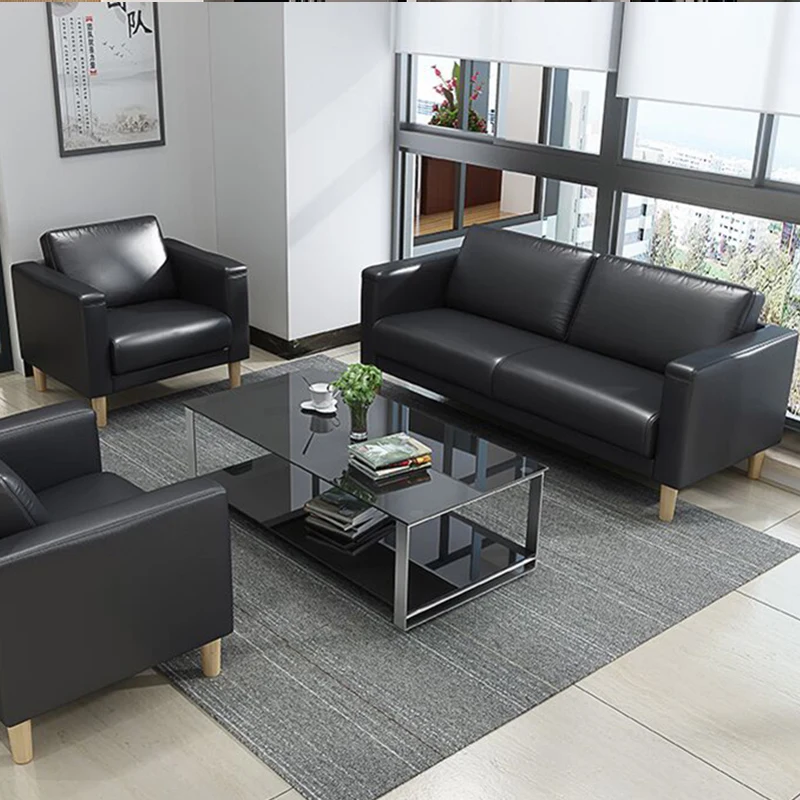 
Meeting business reception office sofa coffee table combination modern minimalist 