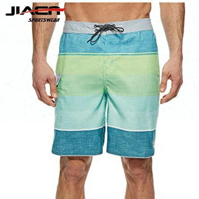 Custom wholesale pantone color waterproof 4 way stretch beach pants canadian board shorts for men