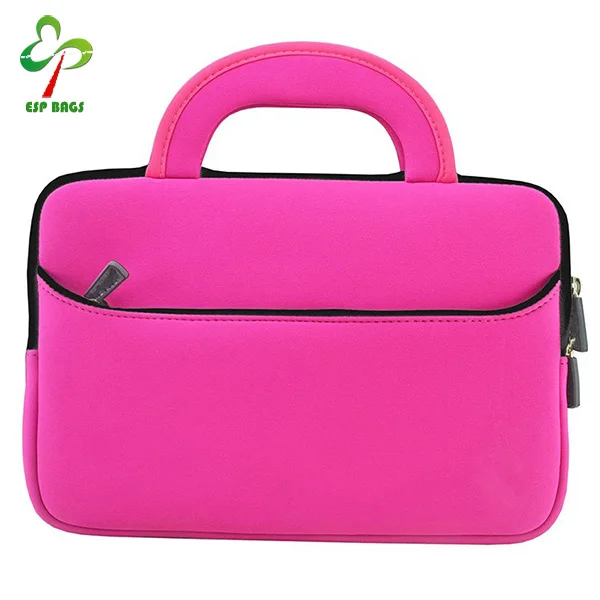 
14 Inch wholesale pretty neoprene laptop case for ladies, waterproof and shockproof laptop case with front pocket 