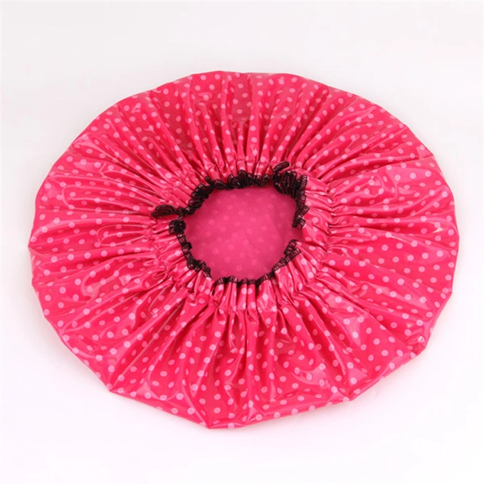 
Many Years Factory In Stock Wholesale Waterproof Coated Cotton Shower Cap Hair Turban 