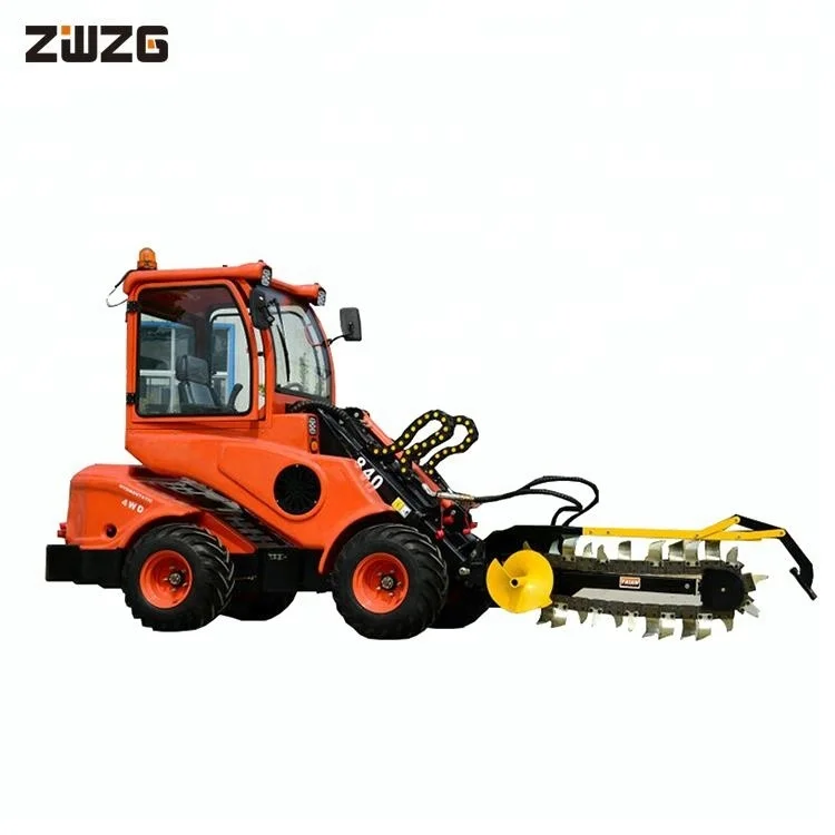 25hp 4wd mini tractors with quick change front end loader