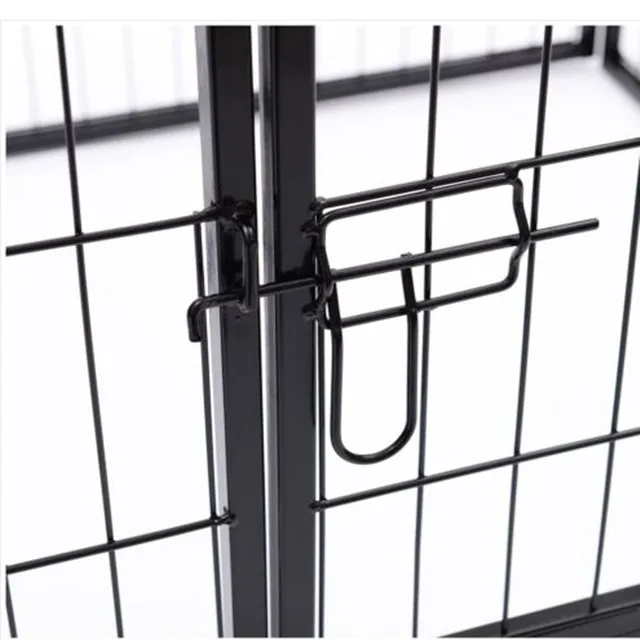 125cm length pet rabbit guinea pig dog puppy play pen metal hutch cage