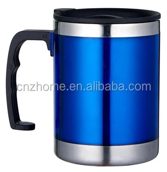 Promotional Customized Cheap Travel Mug Stainless Steel Auto Travel Mug 16oz tumbler cups in bulk