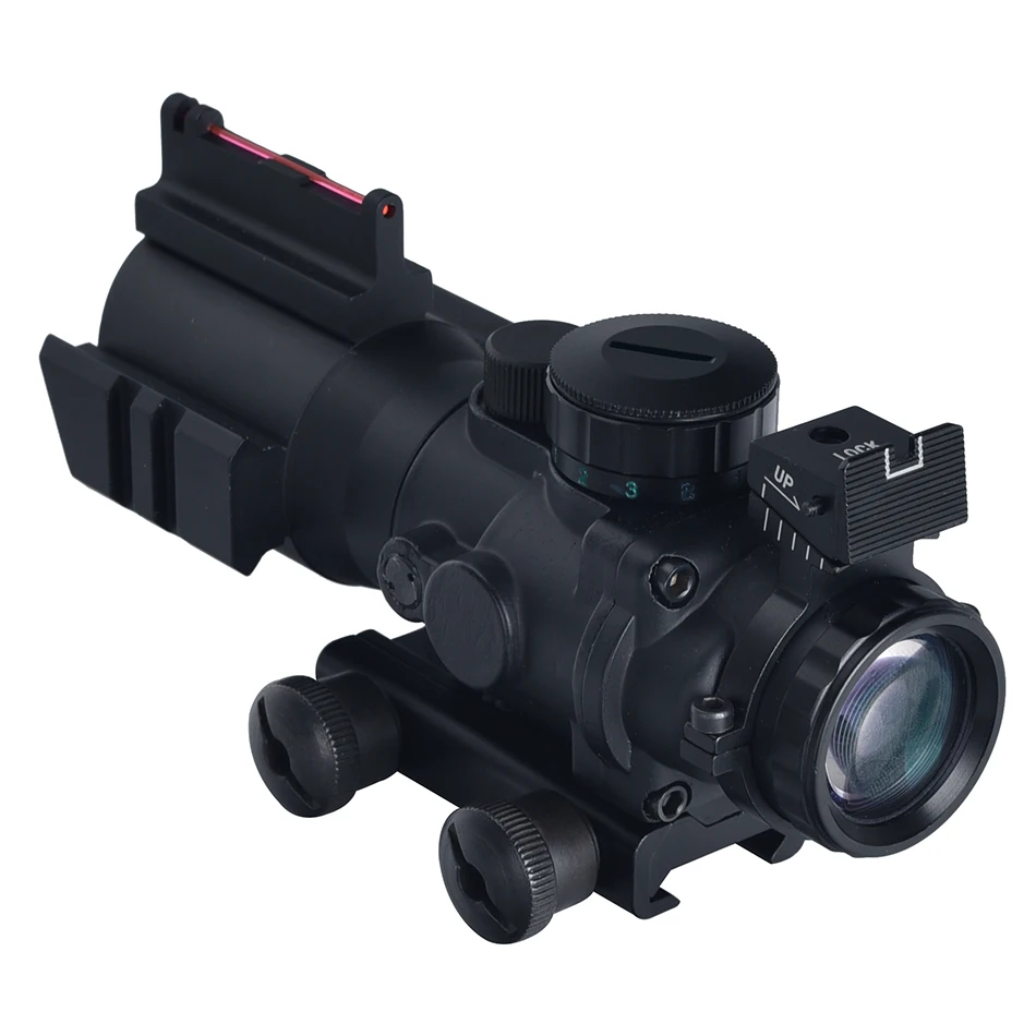 Hunting optical sight 4X32 fiber optic scope