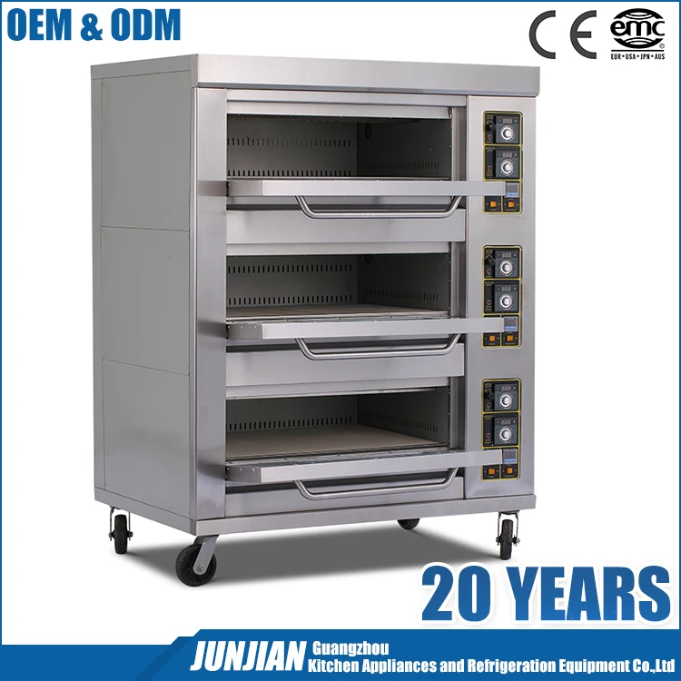 Wholesale Factory 3 Layer 6 Tray gas Commercial industrial bread baking oven
