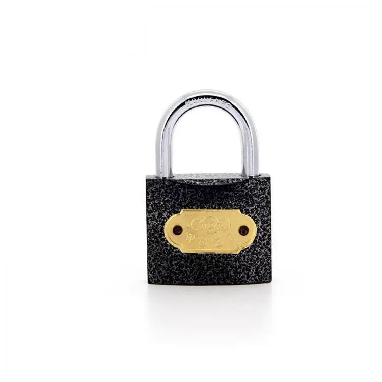 Best selling trendy style different size hardened steel shackle safety zinc alloy lock iron padlock