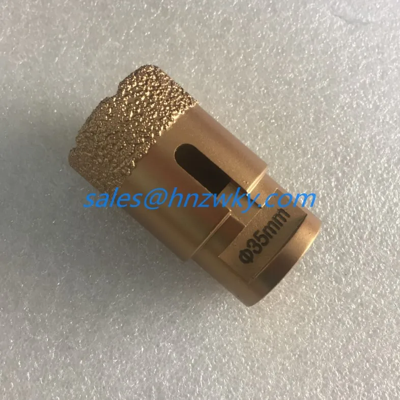 Алмазное корончатое сверло M14 с вакуумным припоем Коронка 6/8/10/14/16/25/32/38/40/45/55/60/65/68/76 мм