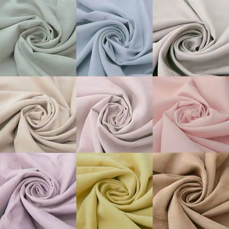 Wholesale Fabrics Suppliers Polyester Spandex Microfiber Brushed Woven Fabric For Bedsheet