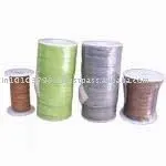 Genuine round Leather Cords in Fancy Colors for DIY Jewelry Accessories and Crafts Includes Metal String and Drawstring