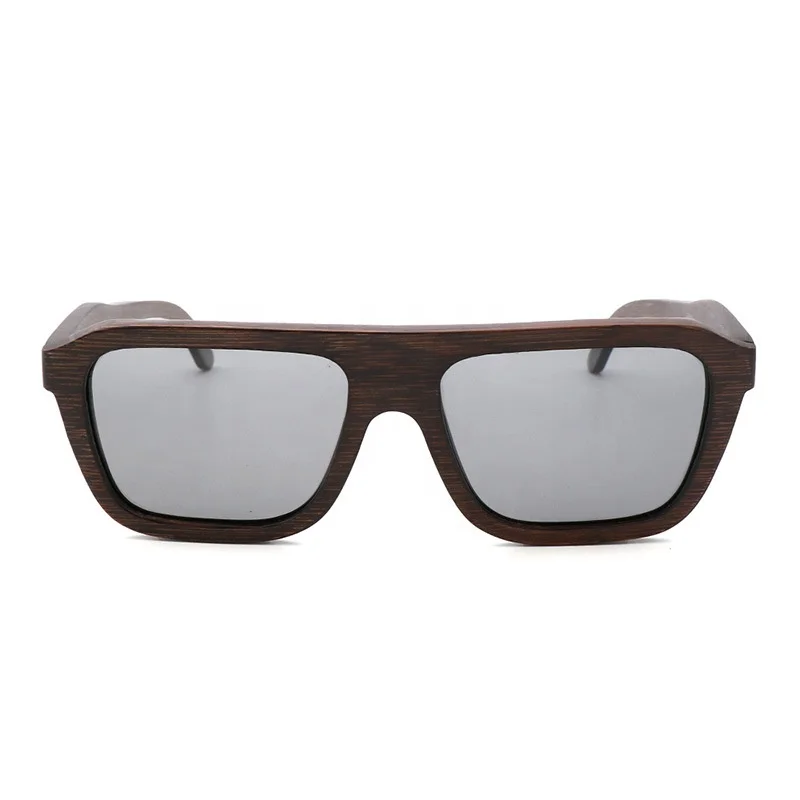 best selling handmade cat 3 lens glasses uv400  polarized bamboo sunglasses with bamboo case