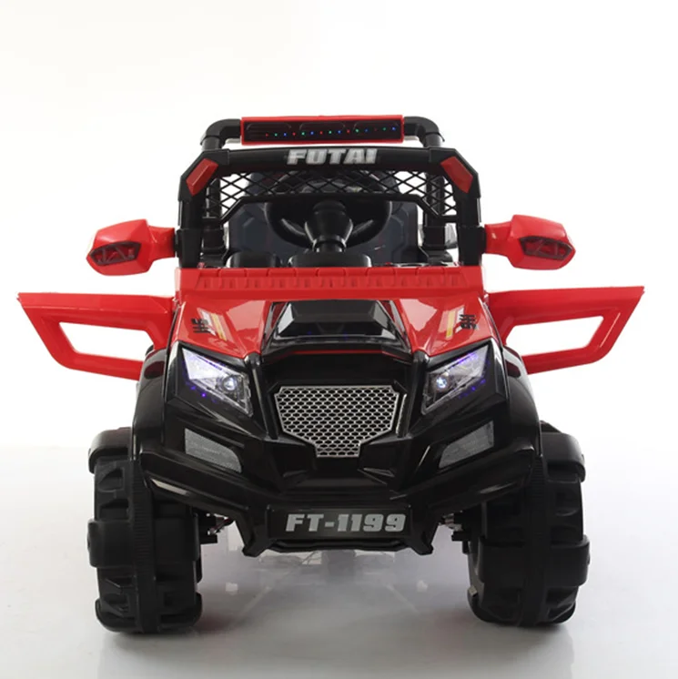 Open roof rechargeable mini real electric car for kids with light wheel