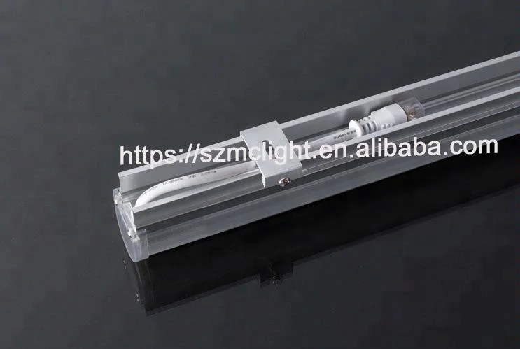 CE RoSH PC cover aluminum base dmx512 rgb strip led digital tube for building facade
