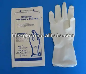 
Sterile surgical gloves 