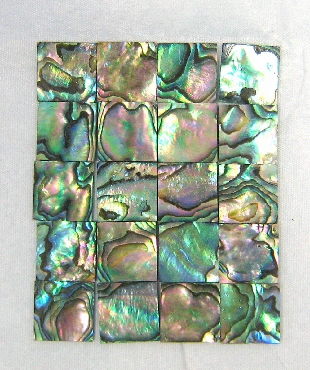Iridescent Abalone Mother Of Pearl Shell Backsplash Wall Tiles Mosaics Panels Customized