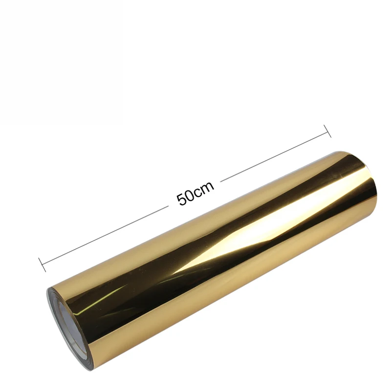 Qingyi wholesale high quality flex gold metallic heat transfer vinyl fabric for printing