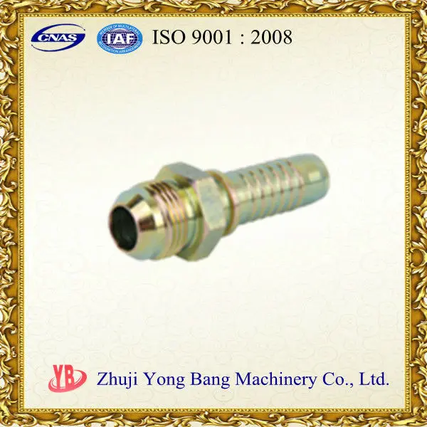 Hydrualic место jic мужской 74 град. обжатые шланг место