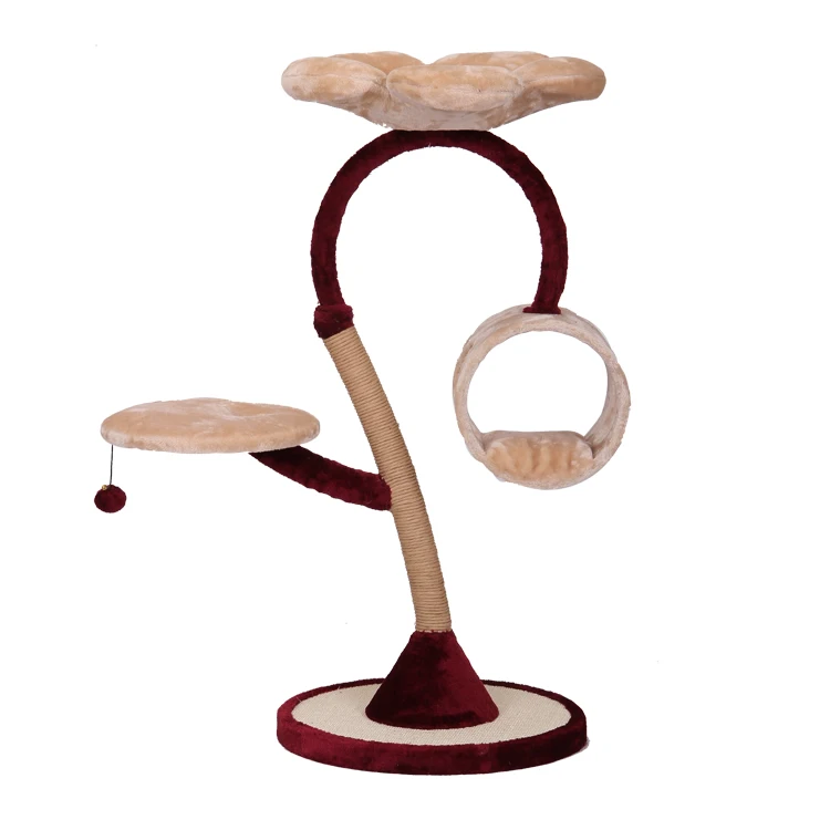 New adjustable cute cat scratcher tree house
