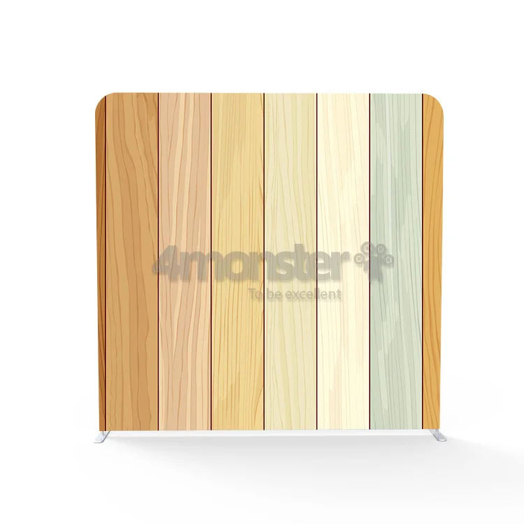 Фон под заказ для свадебной фотосъемки с изображением деревянной отделки